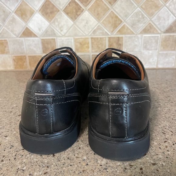 Clark’s Malwood Men’s Leather Lace Up Shoes in Black Size 12 M - Picture 7 of 12